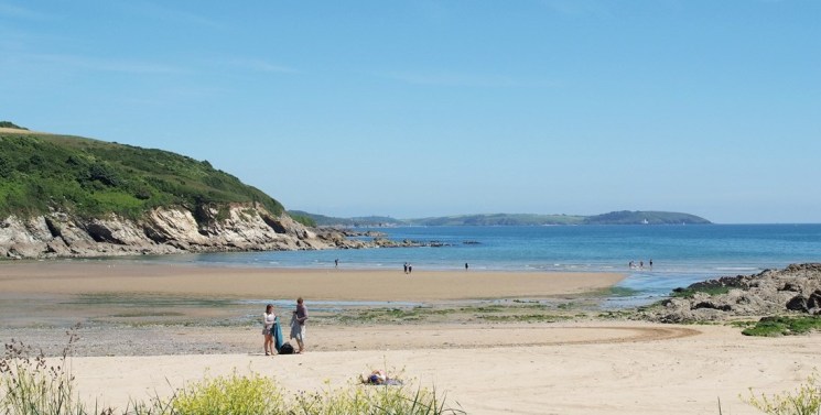maenporth strand falmouth am meer meerblick hotels