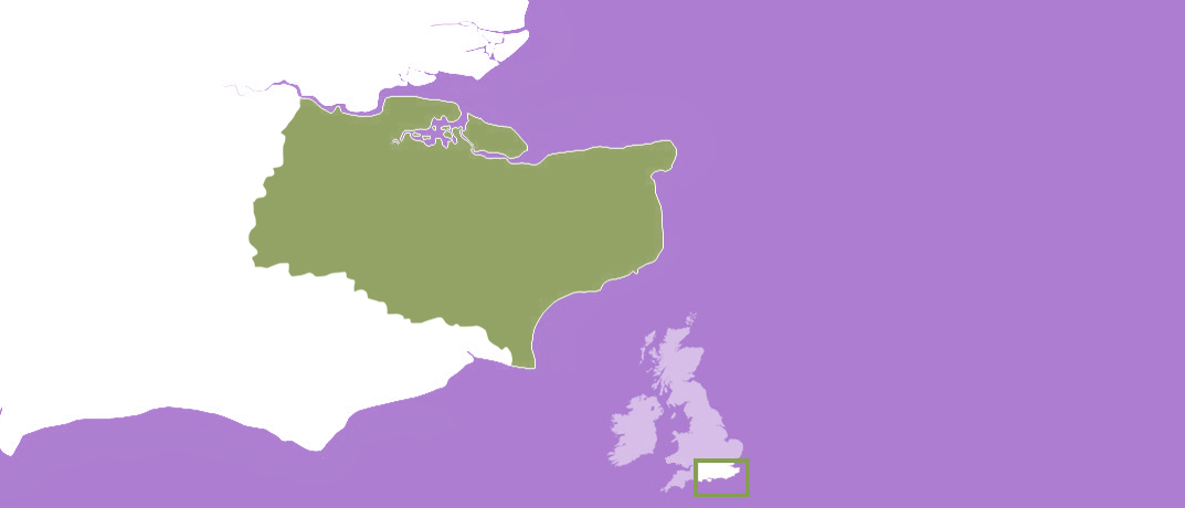 Map of Kent