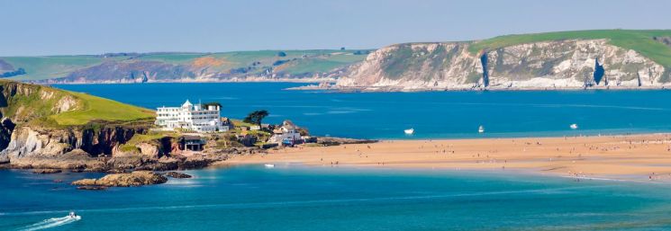 Luxus Unterkünfte und Exquisite Ferienhäuser in Devon am Meer